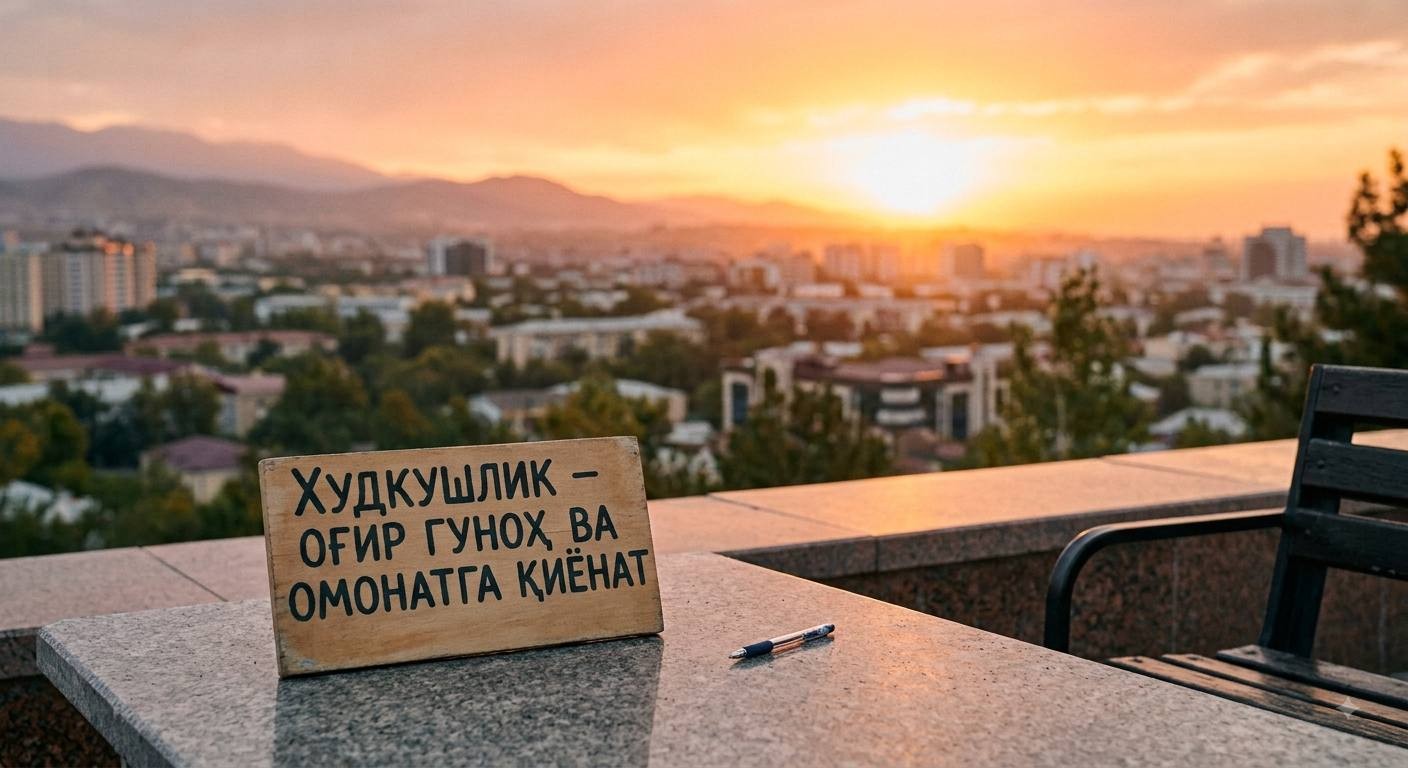 Худкушлик – оғир гуноҳ ва омонатга қиёнат